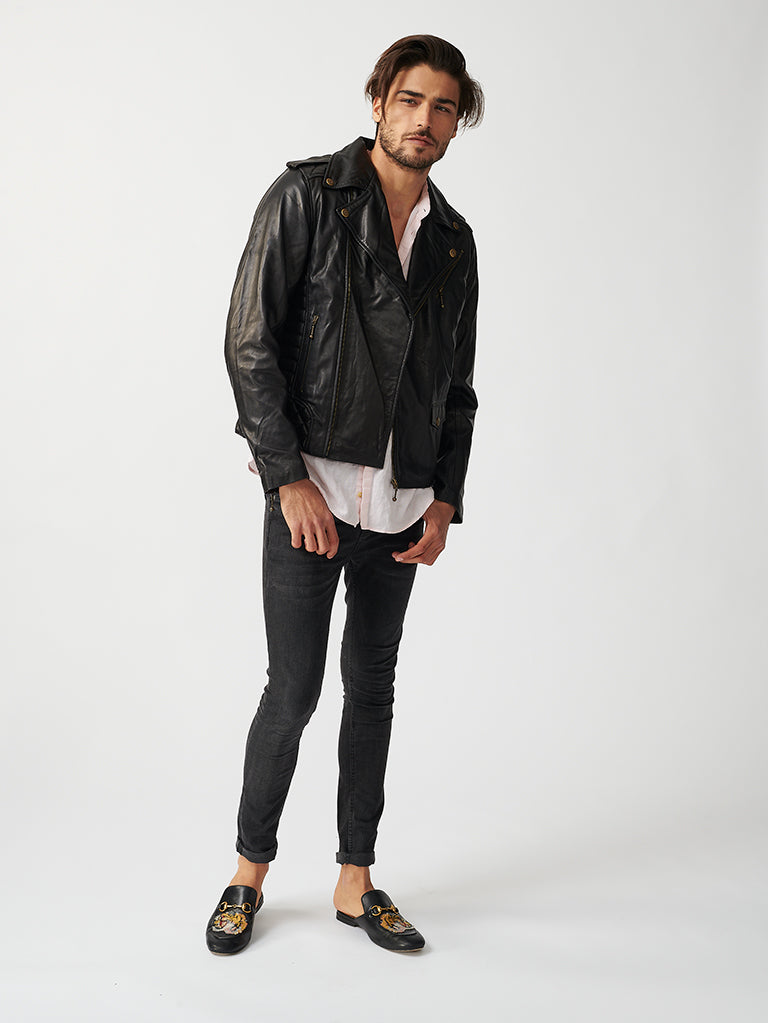 Overstock mens deals leather jackets